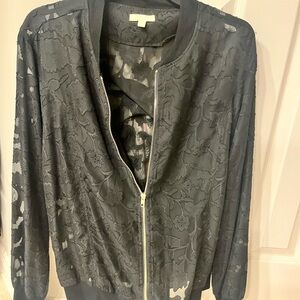 Elegant Black Lace Jacket